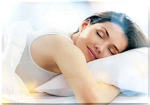 Woman who sleeps well