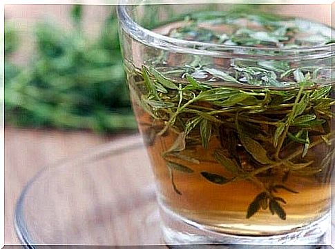 Thyme included in medicinal infusions for colon cleansing