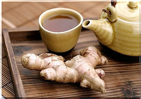 Ginger remedies in the form of infusion