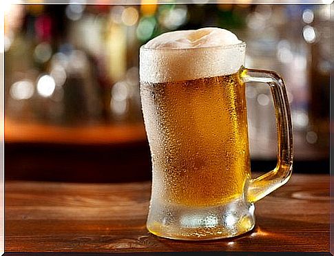 Beer is excluded from the gout diet