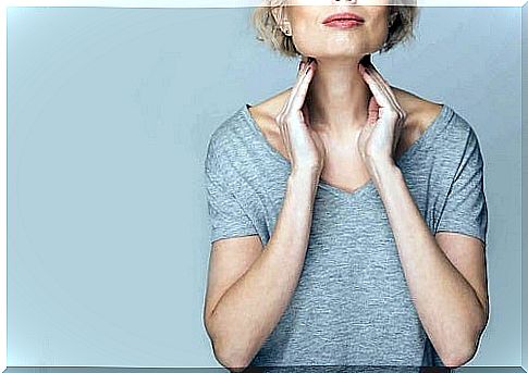 Woman affected by vocal cord diseases