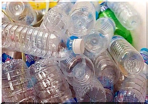 Plastic bottles for recycling