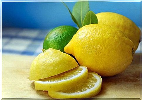 Cut lemon