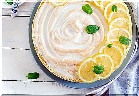 Vegan meringue recipe with lemon