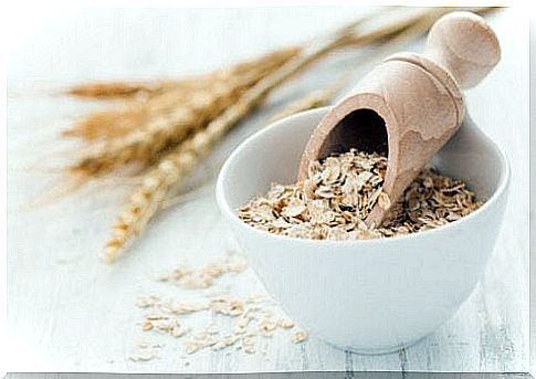 Bowl with oats